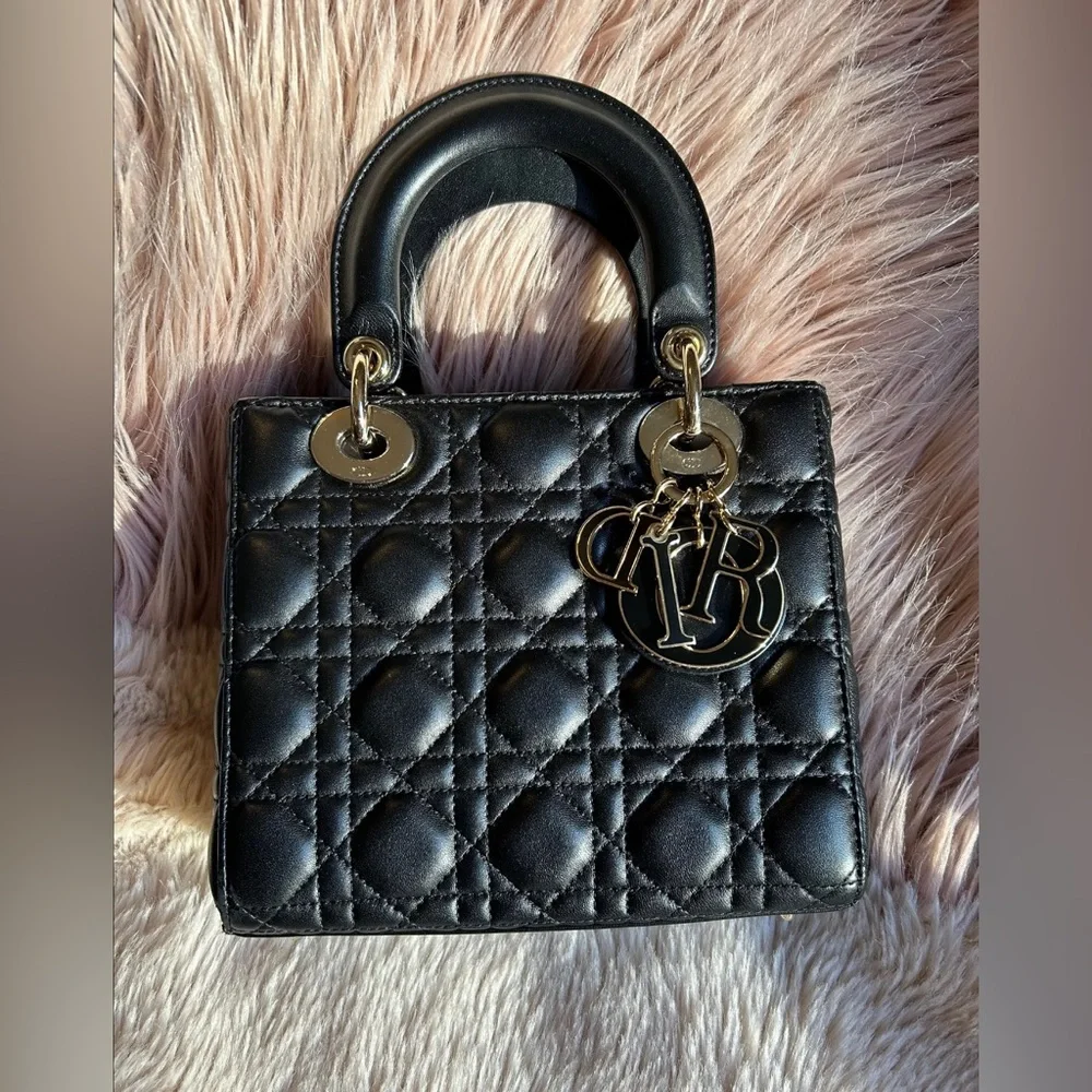 LADY DIOR SMALL BLACK - Picture 1 of 9